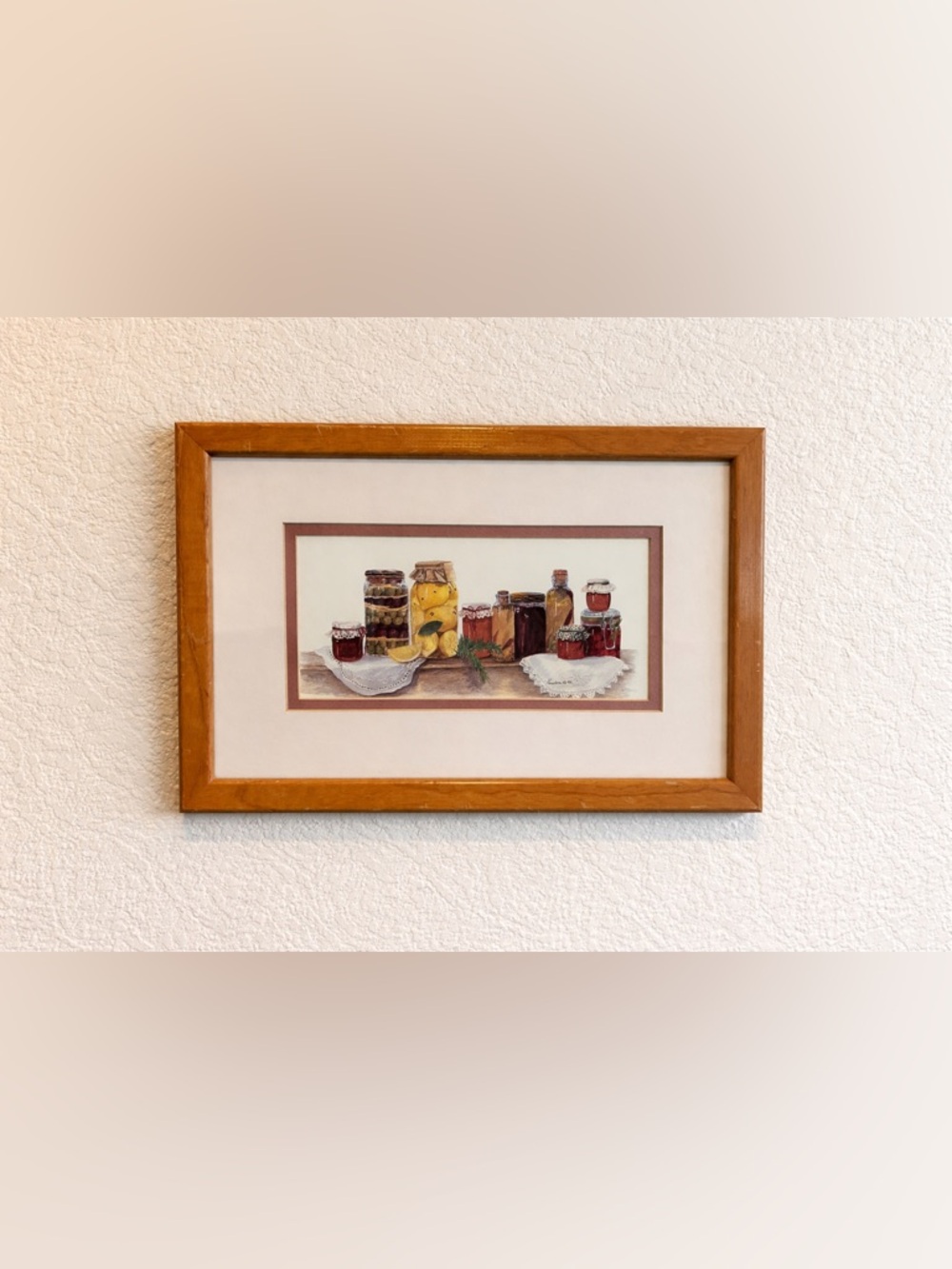 Vintage Consuelo Gamboa Signed Art Print - 1993 Canning Jars Still Life